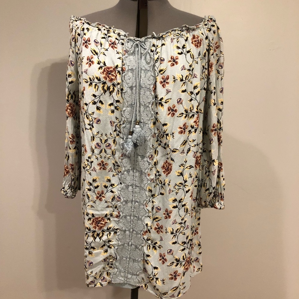 Off the shoulder baby doll dress